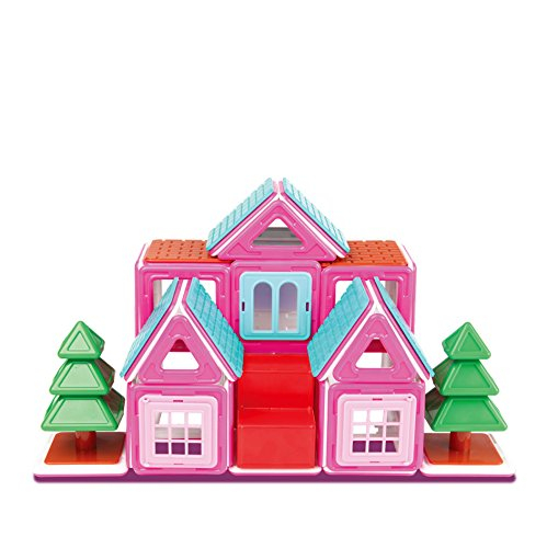 Foto 4 pulgar | Juguete De Construcción Magformers Sweet House 64 Piezas Rosa/morado 3+ - Venta Internacional.