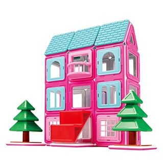 Foto 4 | Juguete De Construcción Magformers Sweet House 64 Piezas Rosa/morado 3+ - Venta Internacional.