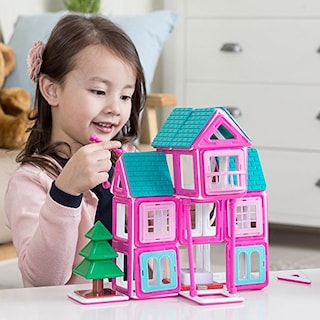 Foto 6 | Juguete De Construcción Magformers Sweet House 64 Piezas Rosa/morado 3+ - Venta Internacional.