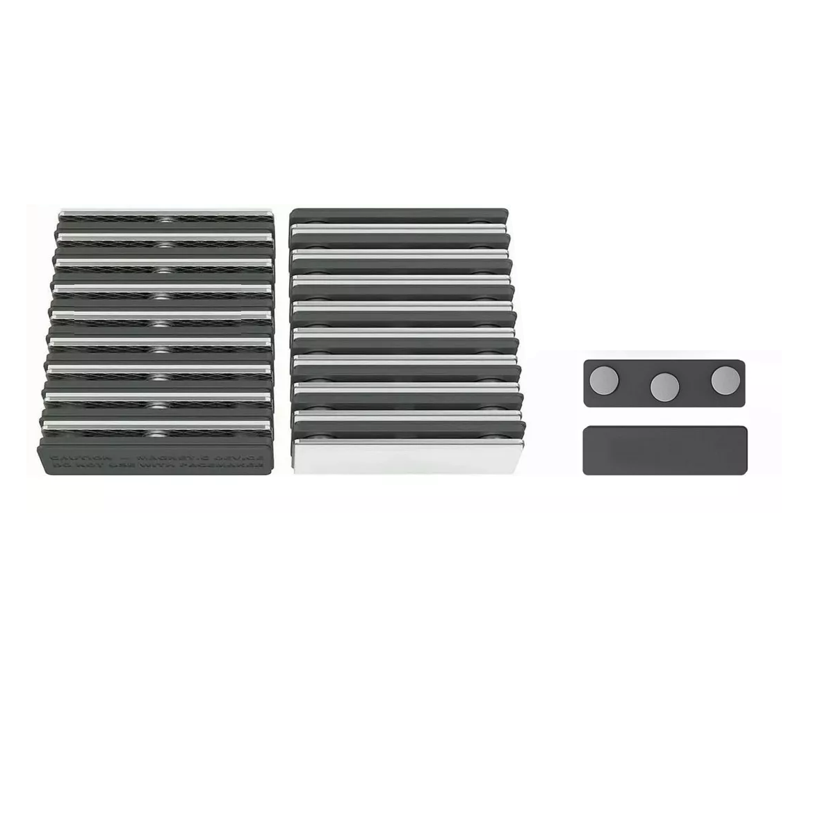 30 Porta Gafete Magnético Con 3 Imanes Plástico Insignia Eo Safe Imports Esi-15503 Gris