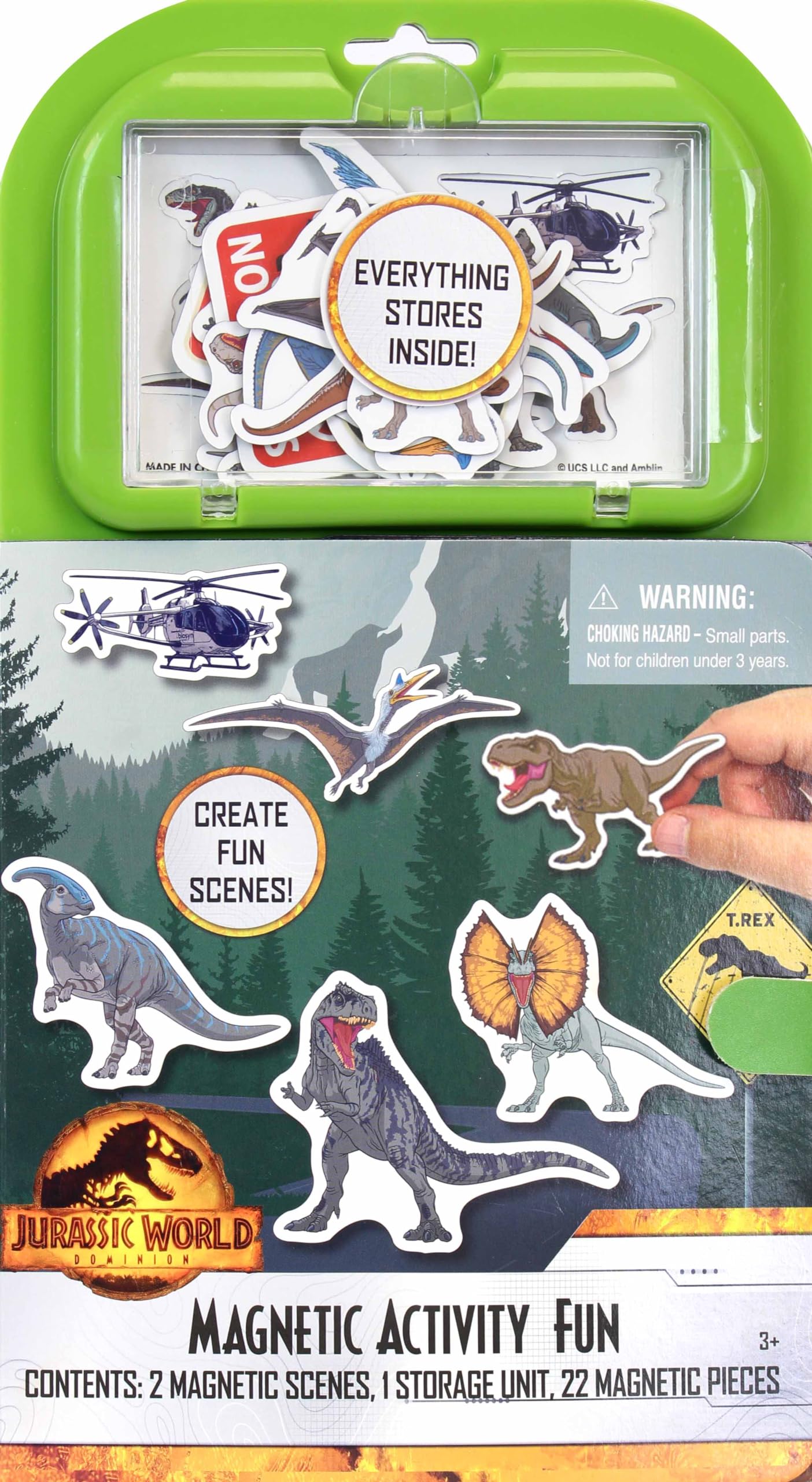 Magnetic Fun Tara Toys Jurassic Con 25 Piezas Magnéticas - Venta Internacional.