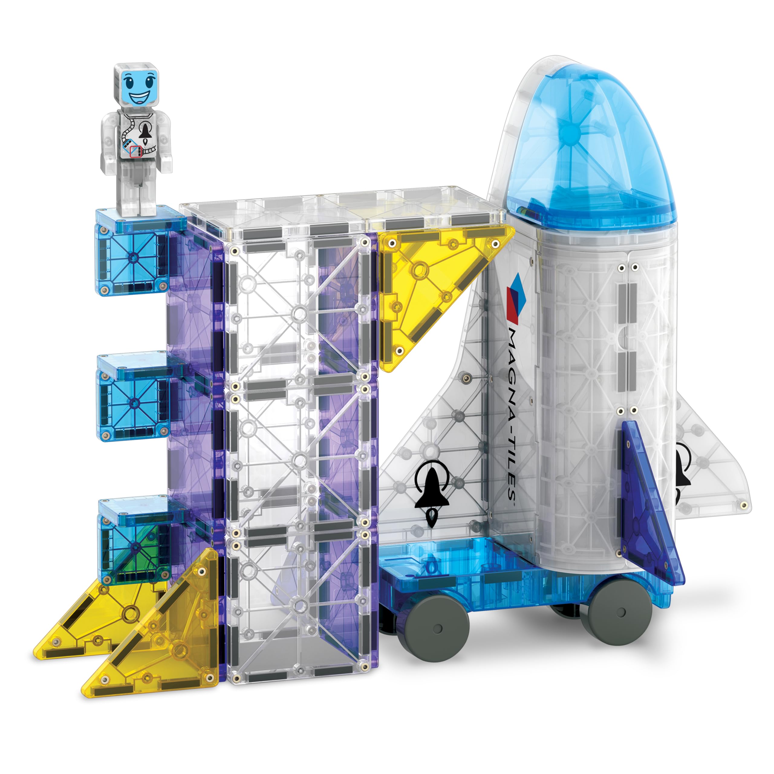 Foto 4 | Set De Construcción Magna-tiles Space, 32 Piezas, Magnético, Más De 3 Años - Venta Internacional.