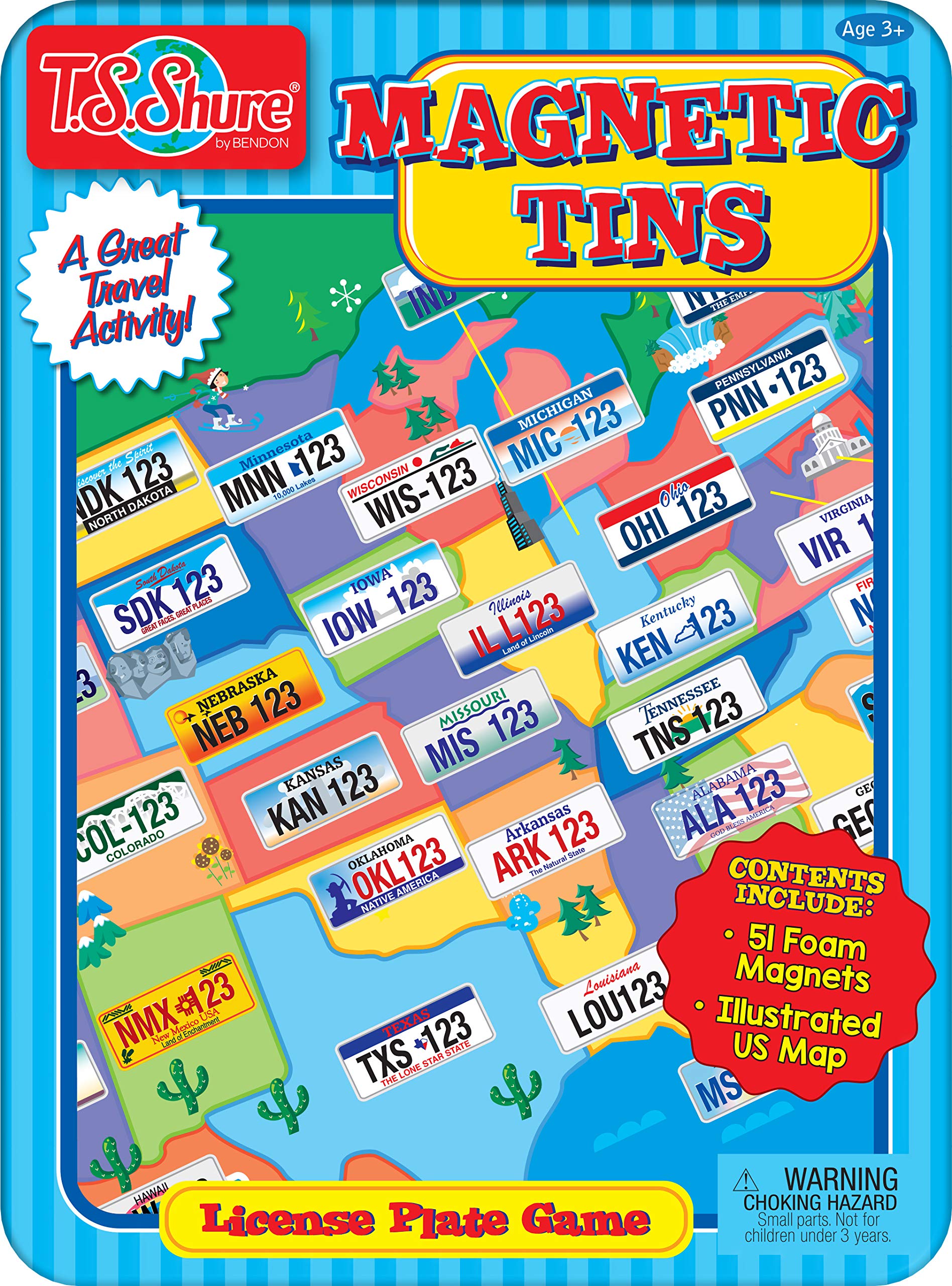 Juegos De Matrículas Tin Bendon Ts Shure De Magnetic Activity - Venta Internacional.
