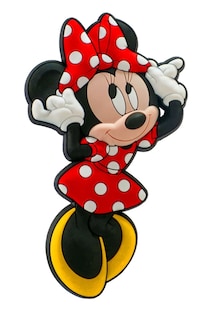 Foto 2 | Imán Disney Minnie Mouse De Pvc, Suave Al Tacto, 7,62 Cm - Venta Internacional.