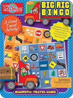 Foto 1 | Juego De Bingo Bendon Ts Shure Big Rig Trucks Con Lata Magnética - Venta Internacional.