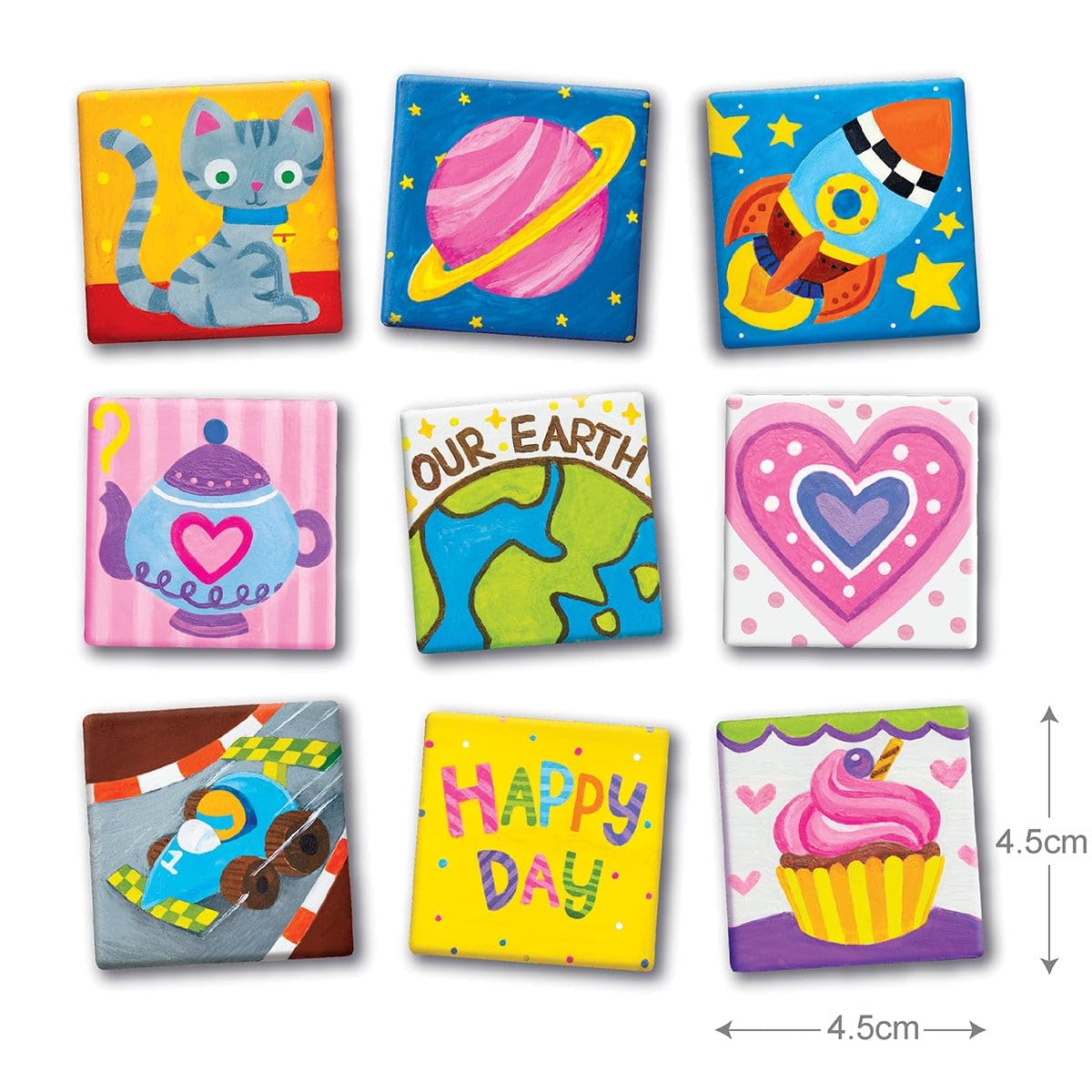 Foto 6 pulgar | Kit Art & Crafts, Miniazulejo Magnético De 4 M, Para Más De 8 Años - Venta Internacional.