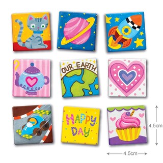 Foto 5 | Kit Art & Crafts, Miniazulejo Magnético De 4 M, Para Más De 8 Años - Venta Internacional.