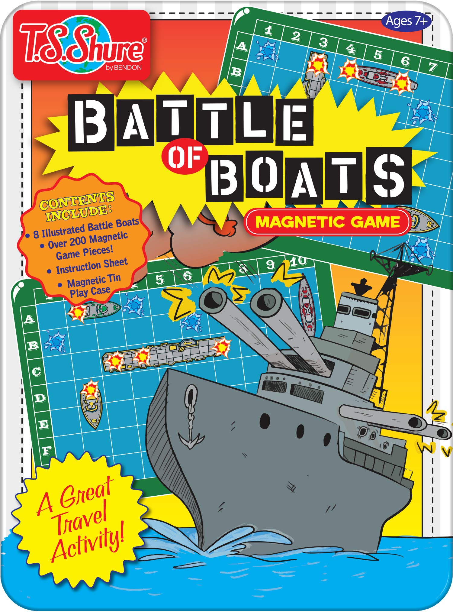 Juego Bendon Ts Shure Battle Of The Boats Mini Magnetic - Venta Internacional.