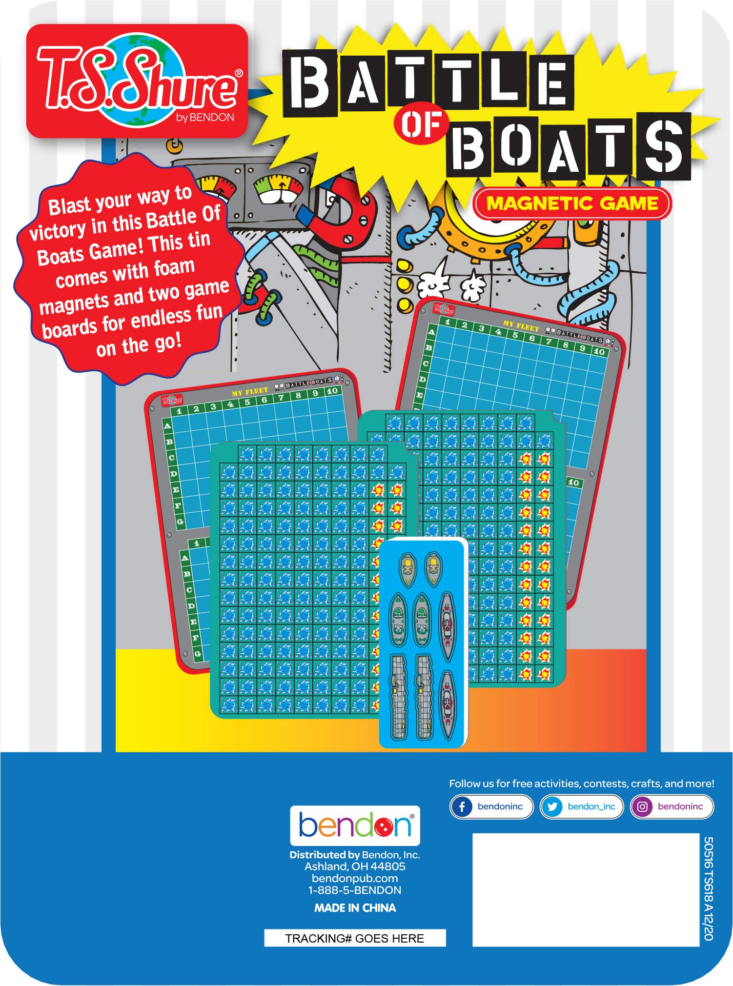 Foto 3 pulgar | Juego Bendon Ts Shure Battle Of The Boats Mini Magnetic - Venta Internacional.