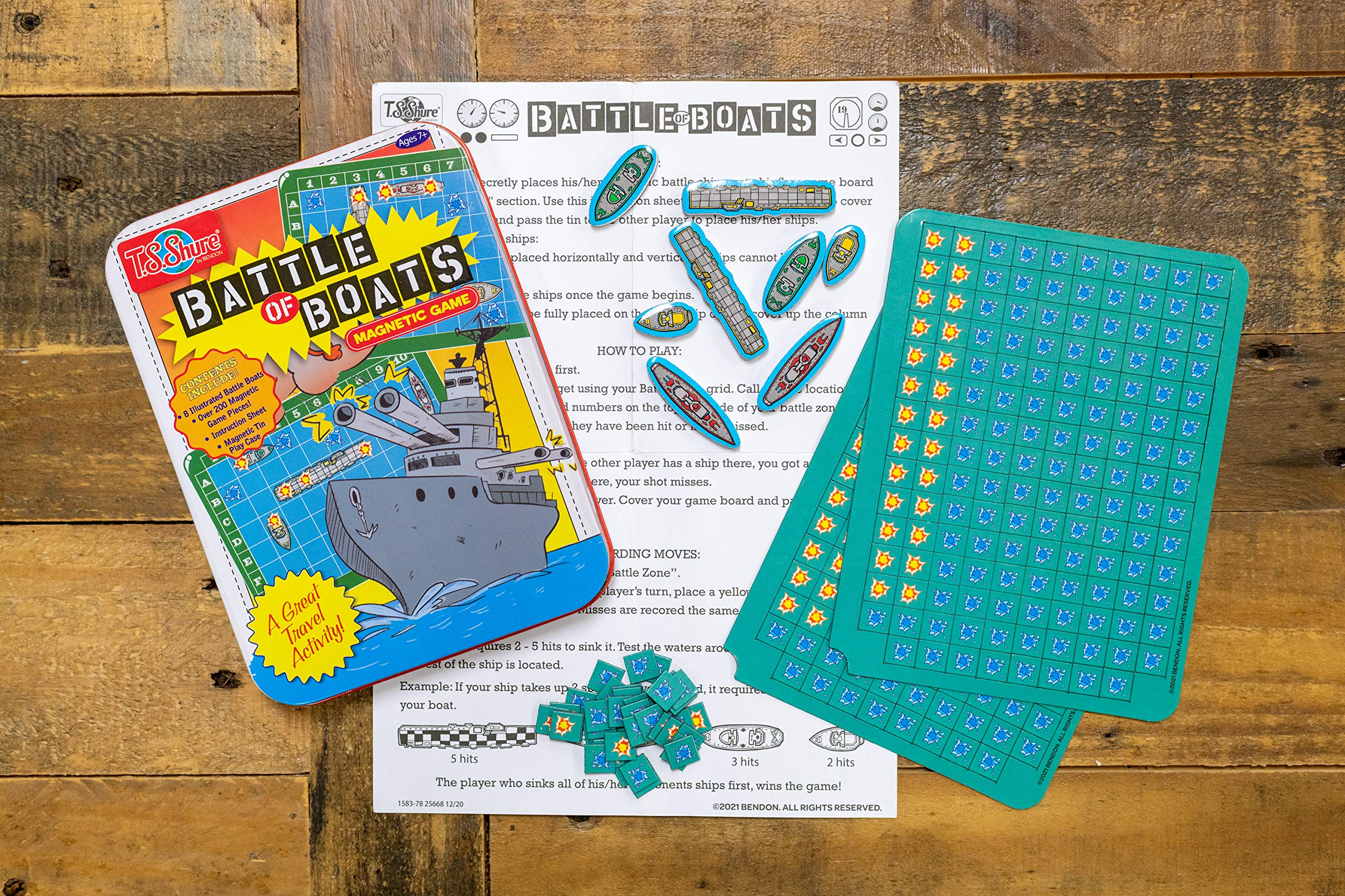 Foto 6 pulgar | Juego Bendon Ts Shure Battle Of The Boats Mini Magnetic - Venta Internacional.