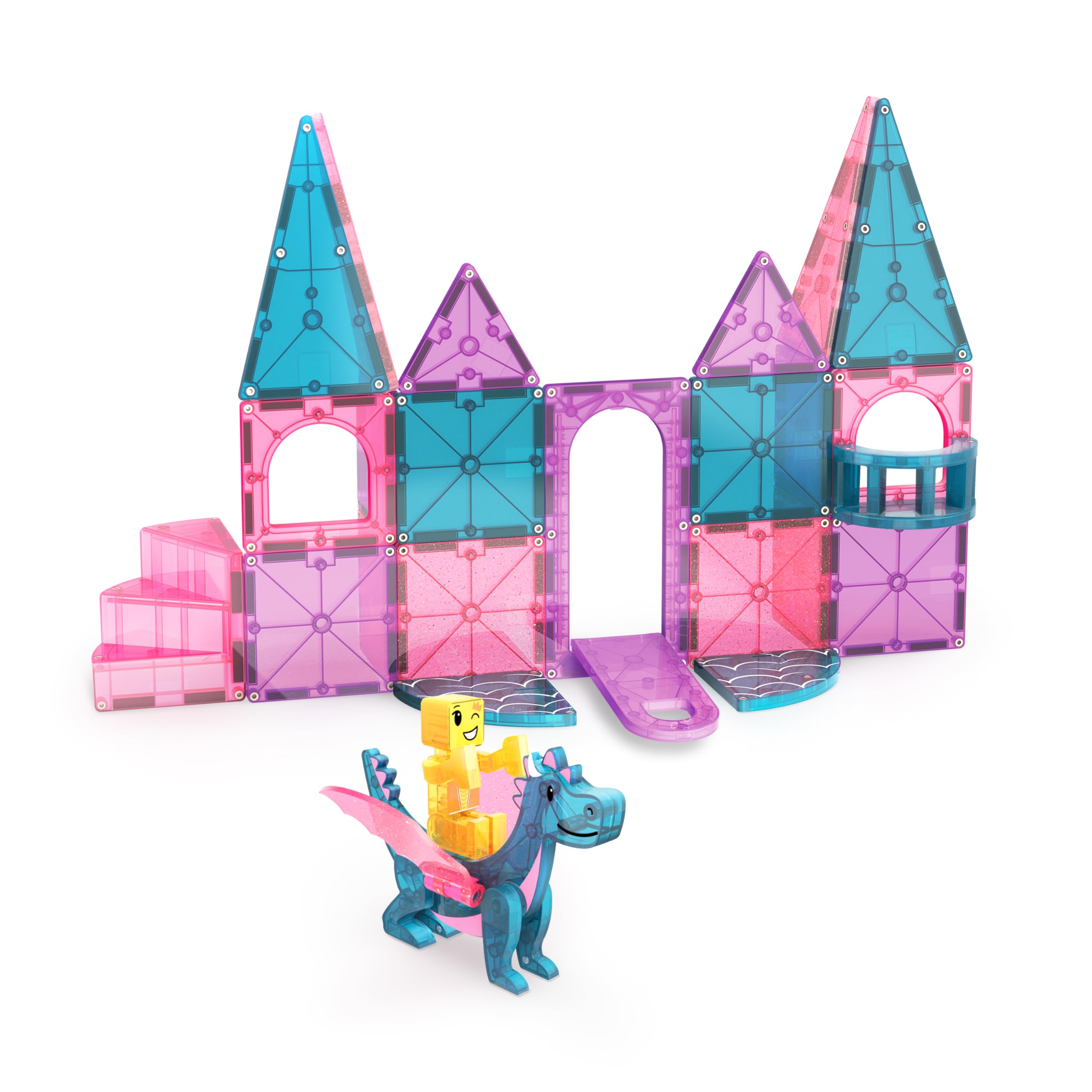 Foto 7 pulgar | Set De Construcción Magna-tiles Castle Magnetic 3+ De 25 Piezas - Venta Internacional.