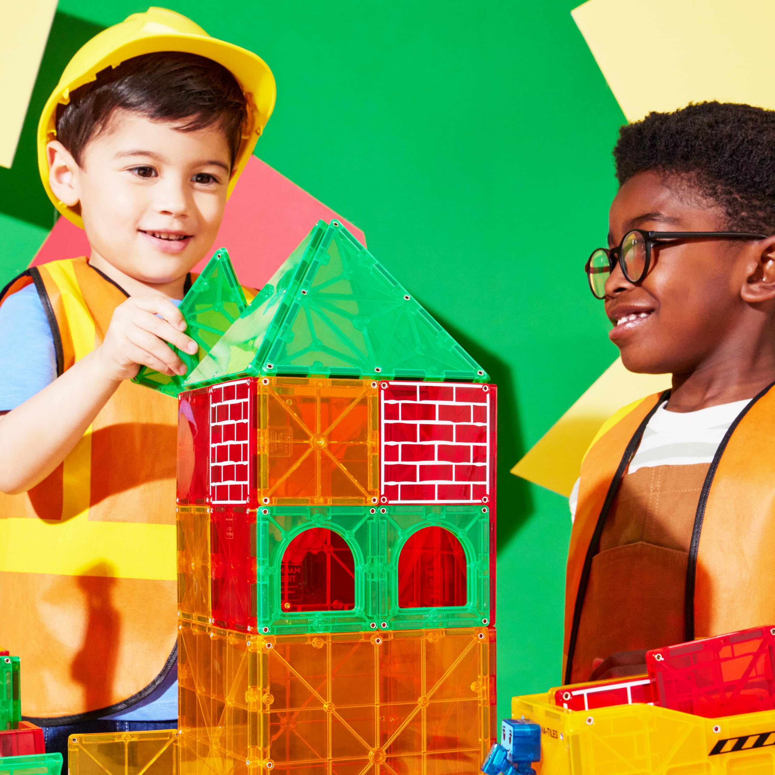 Foto 5 pulgar | Set De Construcción Magna-tiles Builder Xl De 50 Piezas Con Grúa 3+ - Venta Internacional.