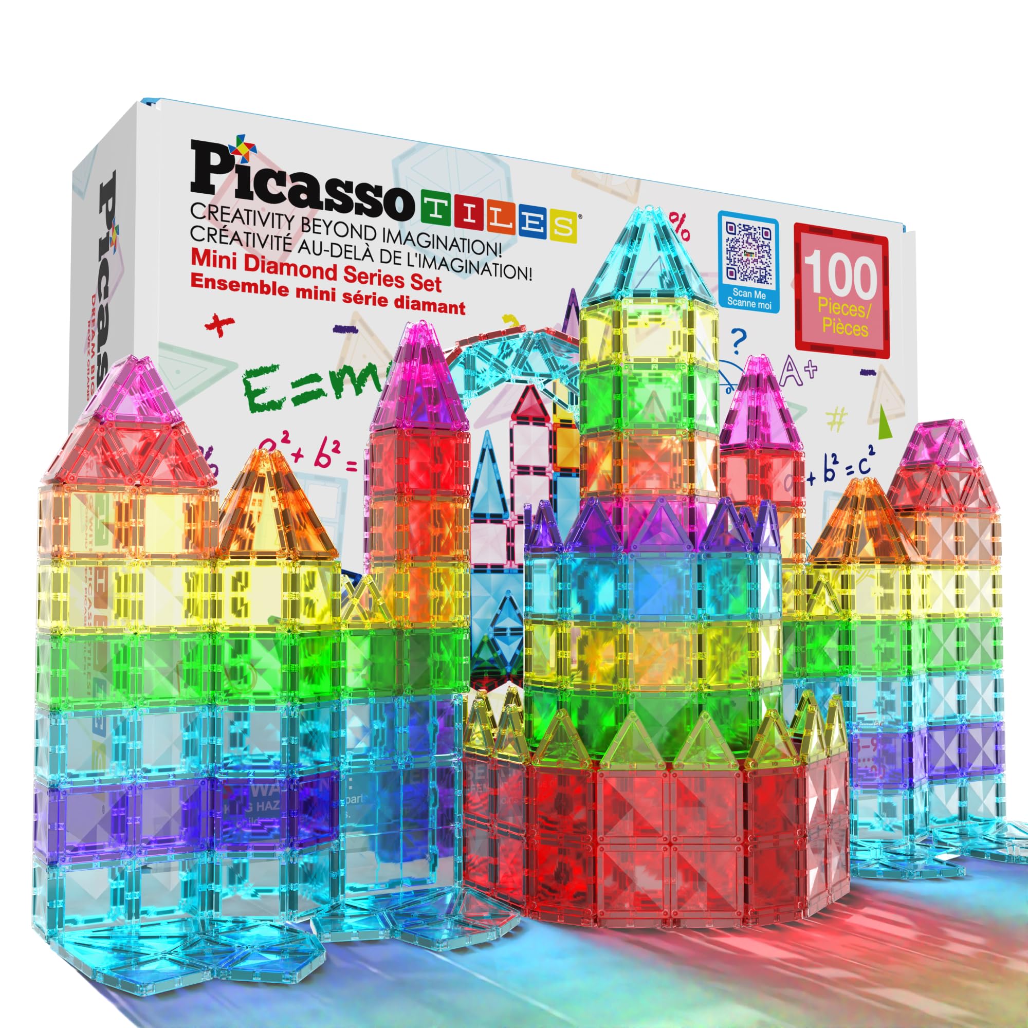 Foto 1 | Bloques De Construcción Magnéticos Picassotiles, 100 Piezas - Venta Internacional.