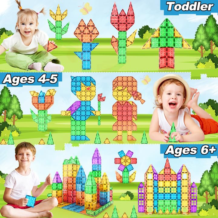 Foto 5 | Set De Iniciación Loovio Magnetic Tiles Con Vitral - Venta Internacional.