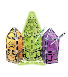 Foto 4 | Set De Azulejos Magnéticos Createon Crayola Halloween Glow Doodle - Venta Internacional.