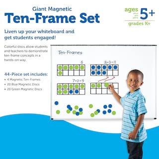 Foto 6 | Juego De 10 Marcos Magnéticos, Learning Resources, Juego Gigante De 4 - Venta Internacional.