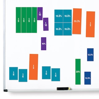 Foto 2 | Recursos De Aprendizaje De Fracciones Cuadradas Magnéticas 51 Piezas 6+ - Venta Internacional.