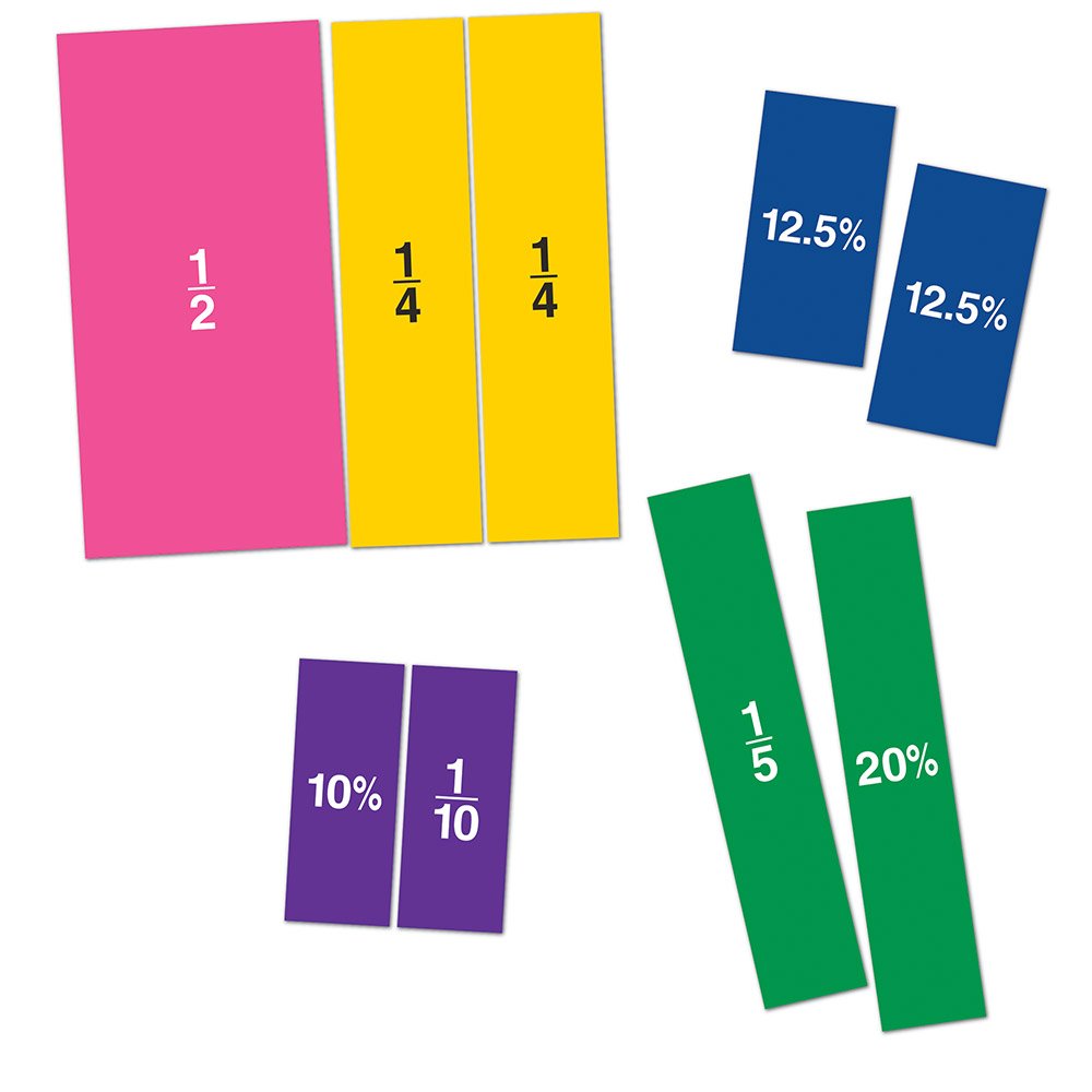 Foto 4 pulgar | Recursos De Aprendizaje De Fracciones Cuadradas Magnéticas 51 Piezas 6+ - Venta Internacional.