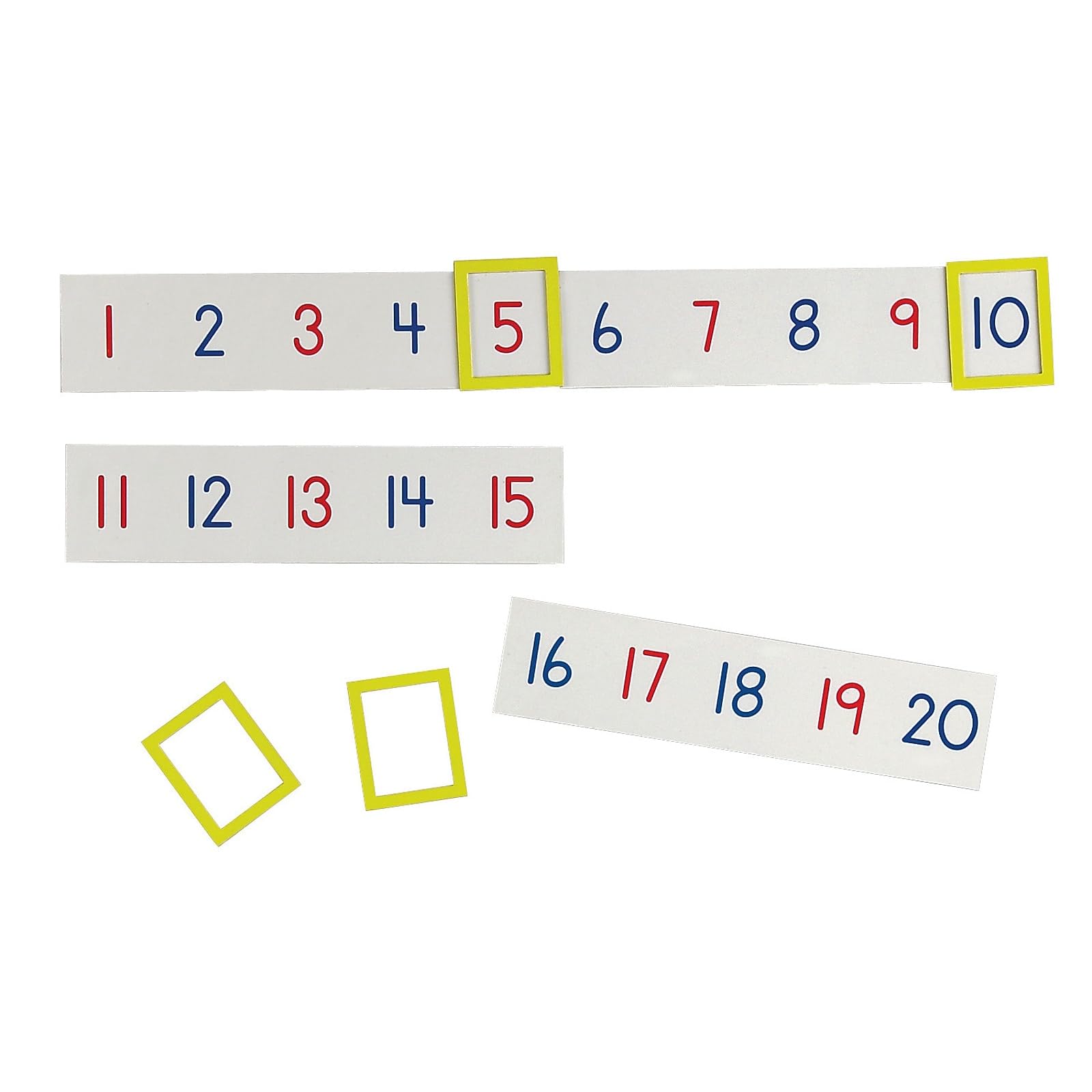 Foto 2 pulgar | Recursos De Aprendizaje Sobre La Recta Numérica Magnética Del 1 Al 100 Con 20 Imanes - Venta Internacional.