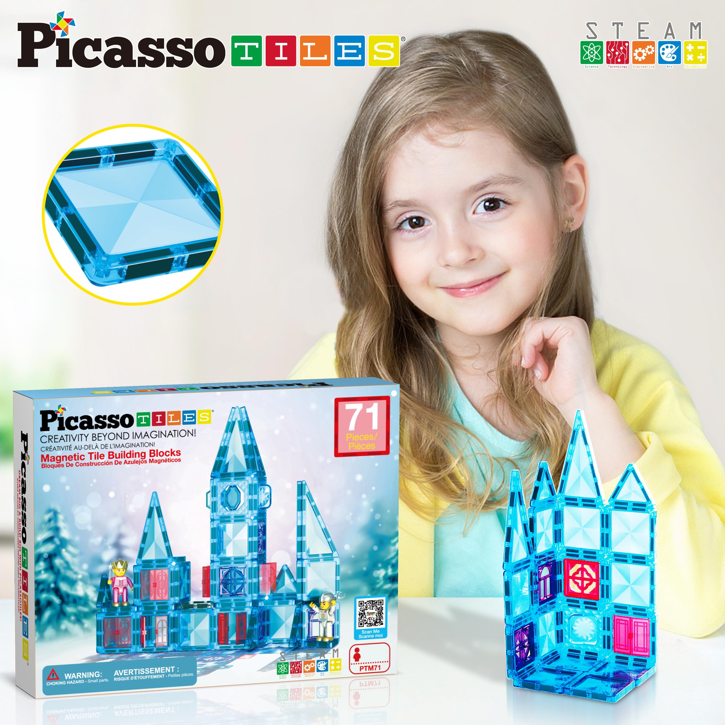 Foto 4 pulgar | Bloques De Construcción Picassotiles Mini Diamond Winter Ice, 71 Unidades - Venta Internacional.