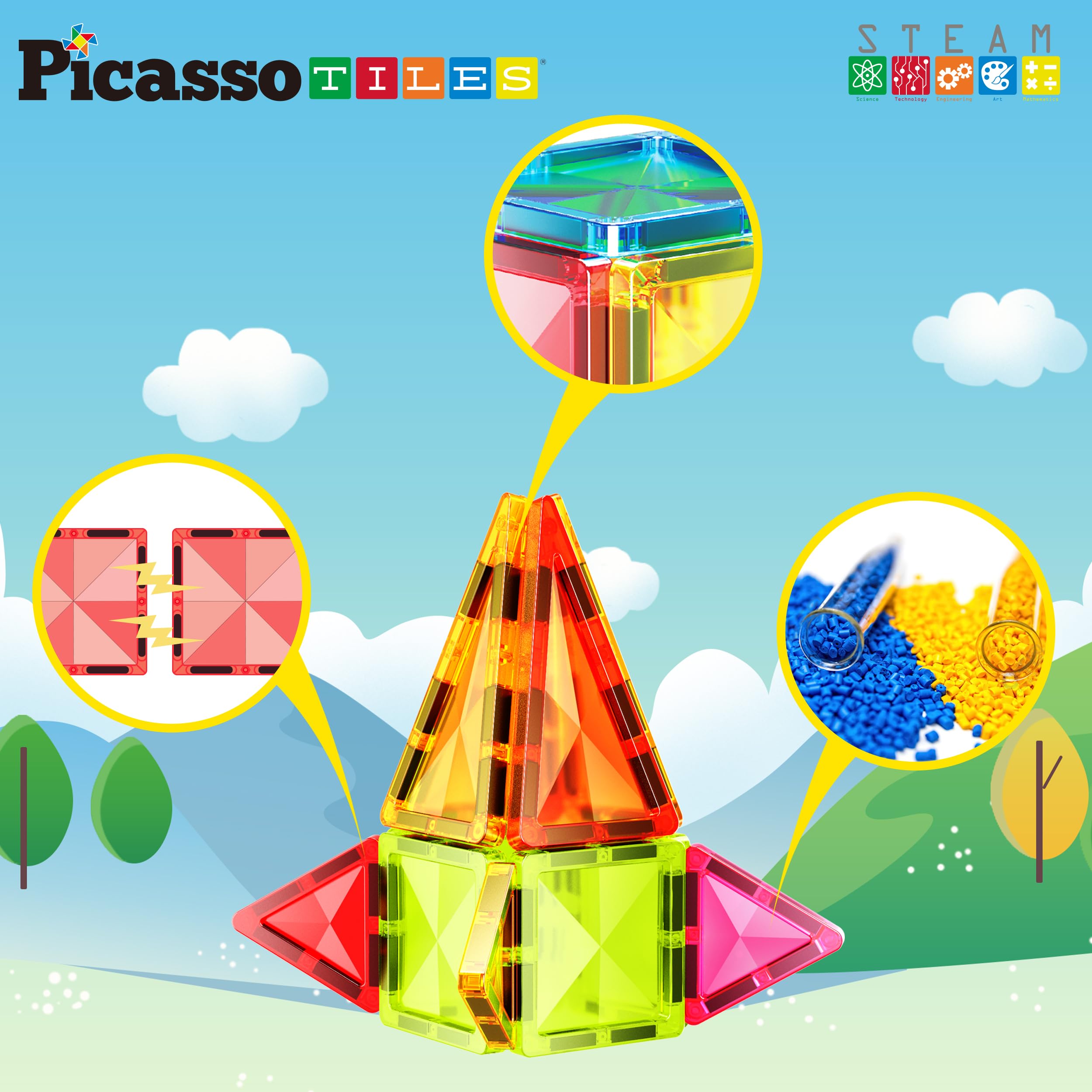 Foto 4 pulgar | Juego De Juguetes Building Blocks Picassotiles Travel Size Ptm13 - Venta Internacional.
