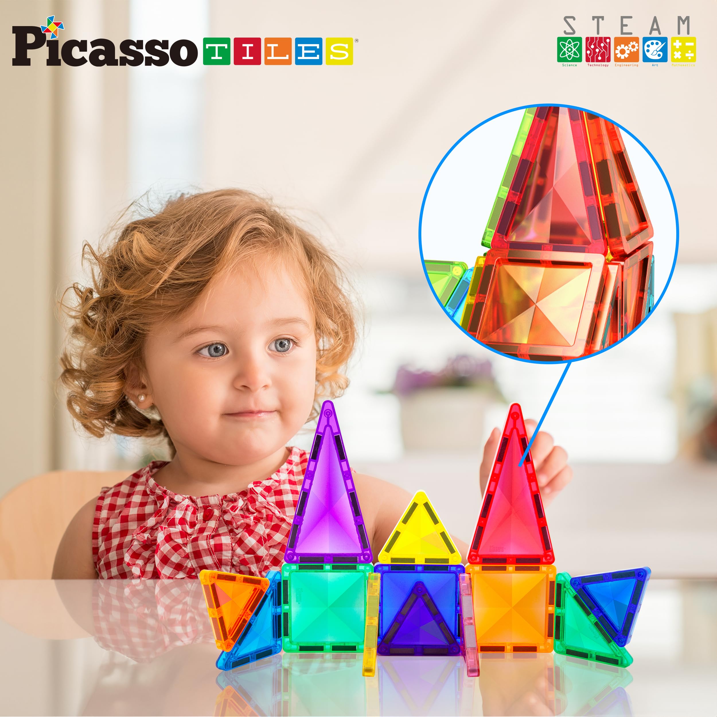 Foto 5 pulgar | Juego De Juguetes Building Blocks Picassotiles Travel Size Ptm13 - Venta Internacional.