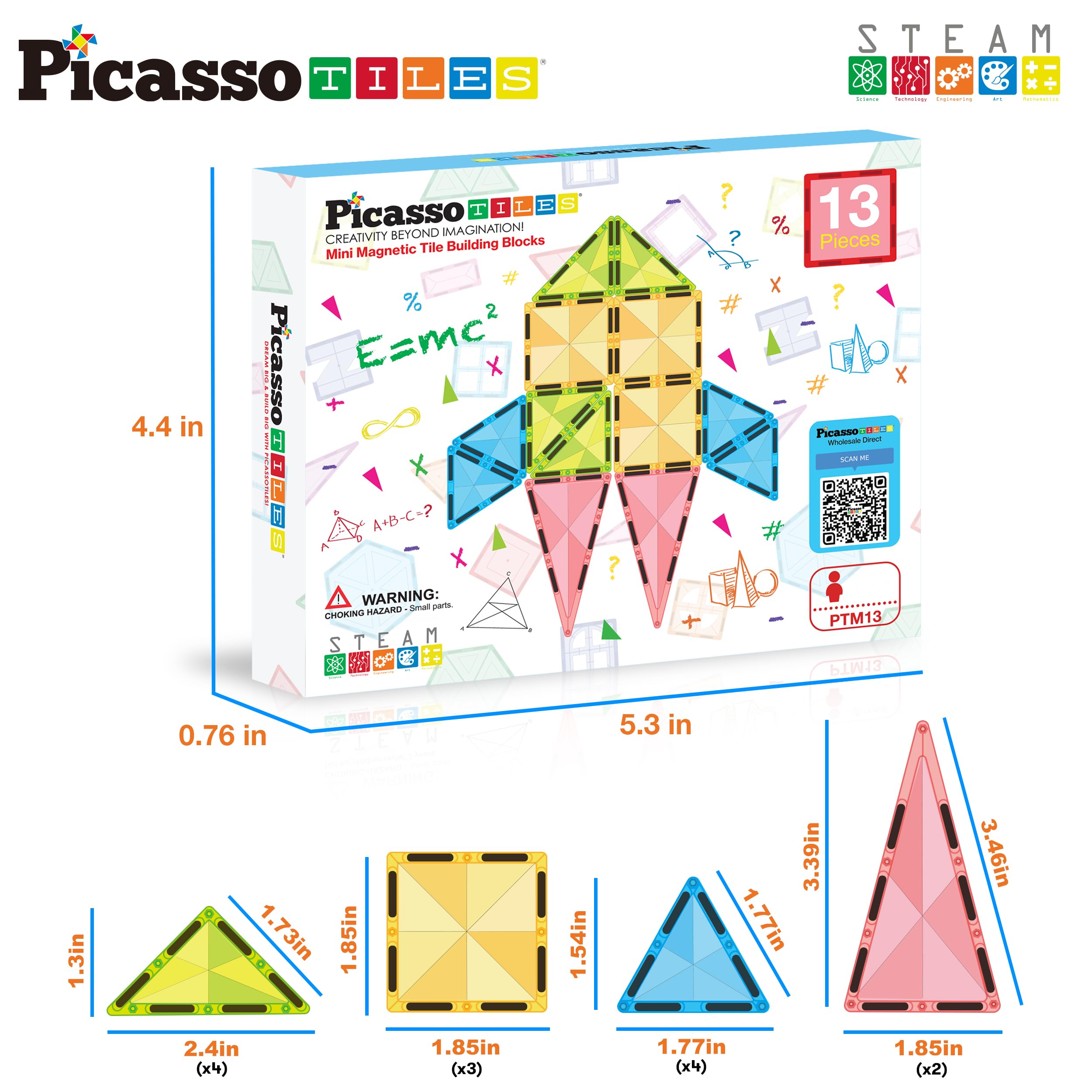 Foto 7 pulgar | Juego De Juguetes Building Blocks Picassotiles Travel Size Ptm13 - Venta Internacional.
