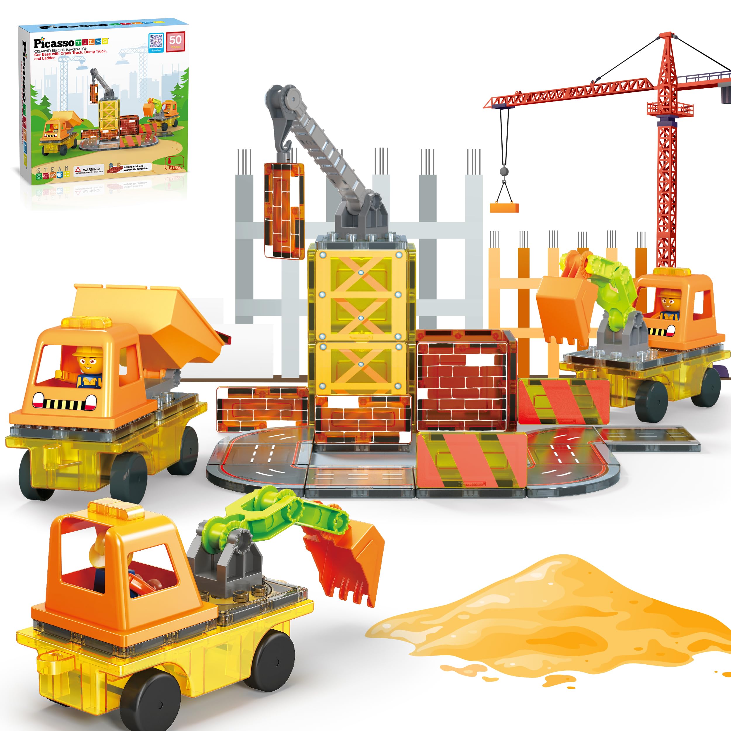 Bloques De Construcción Picassotiles, Azulejos Magnéticos, Construcción 5 En 1 - Venta Internacional.