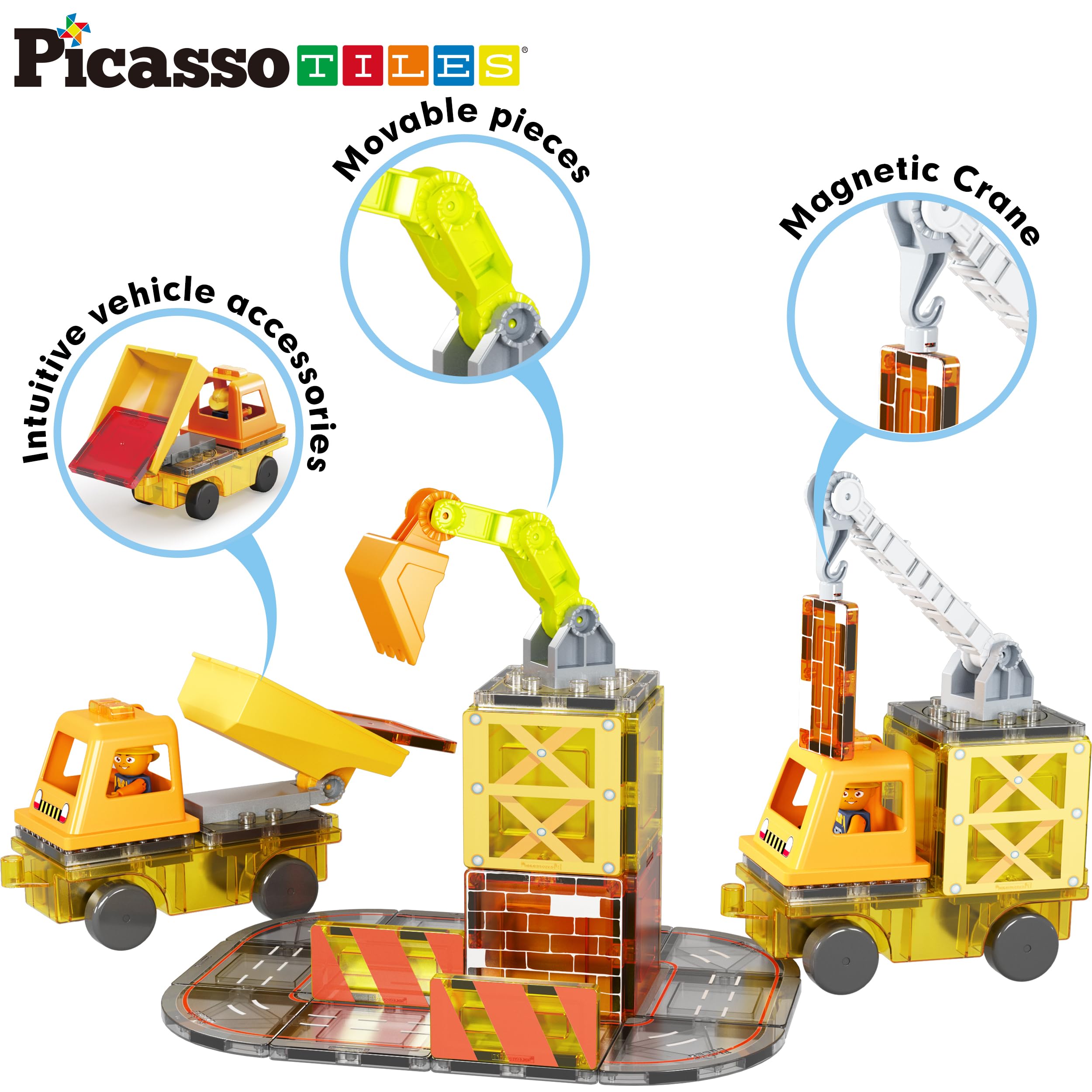 Foto 5 pulgar | Bloques De Construcción Picassotiles, Azulejos Magnéticos, Construcción 5 En 1 - Venta Internacional.