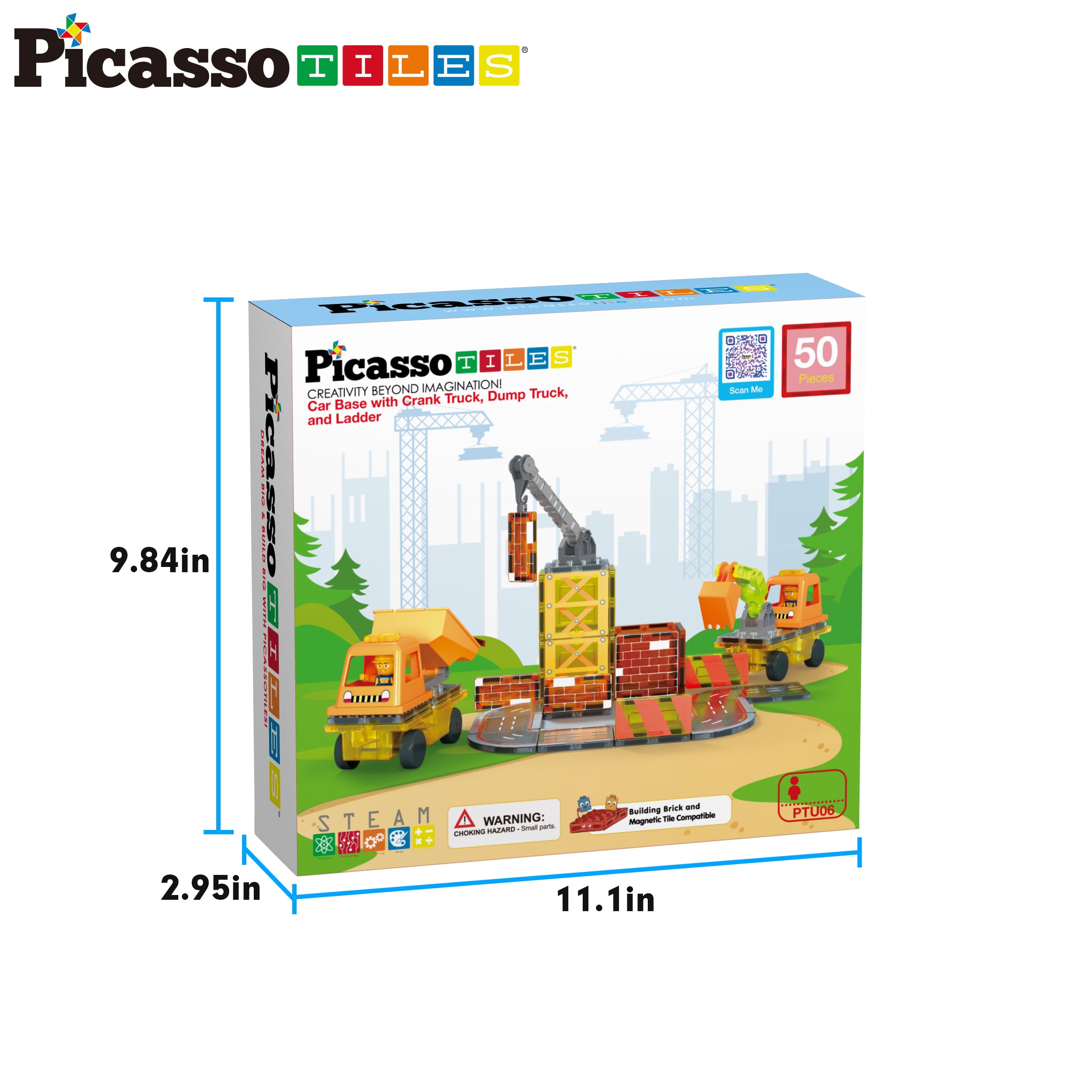 Foto 7 | Bloques De Construcción Picassotiles, Azulejos Magnéticos, Construcción 5 En 1 - Venta Internacional.