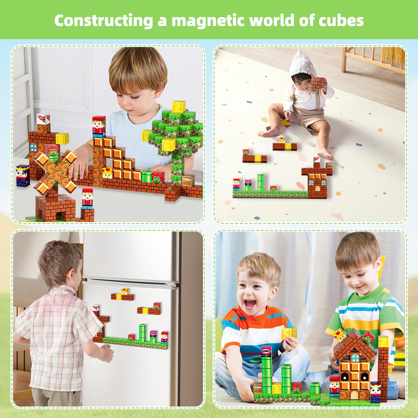 Foto 7 pulgar | Bloques de Construcción Magnéticos Doloowee - Venta Internacional