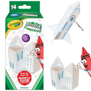 Foto 1 | Set De Construcción Magnético Createon Crayola Doodle Para Niños De Más De 3 Años - Venta Internacional.