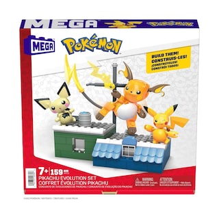 Foto 1 | Mega Juguete De Construcción Set De Evoluciones De Pikachu Hkt23 Mattel