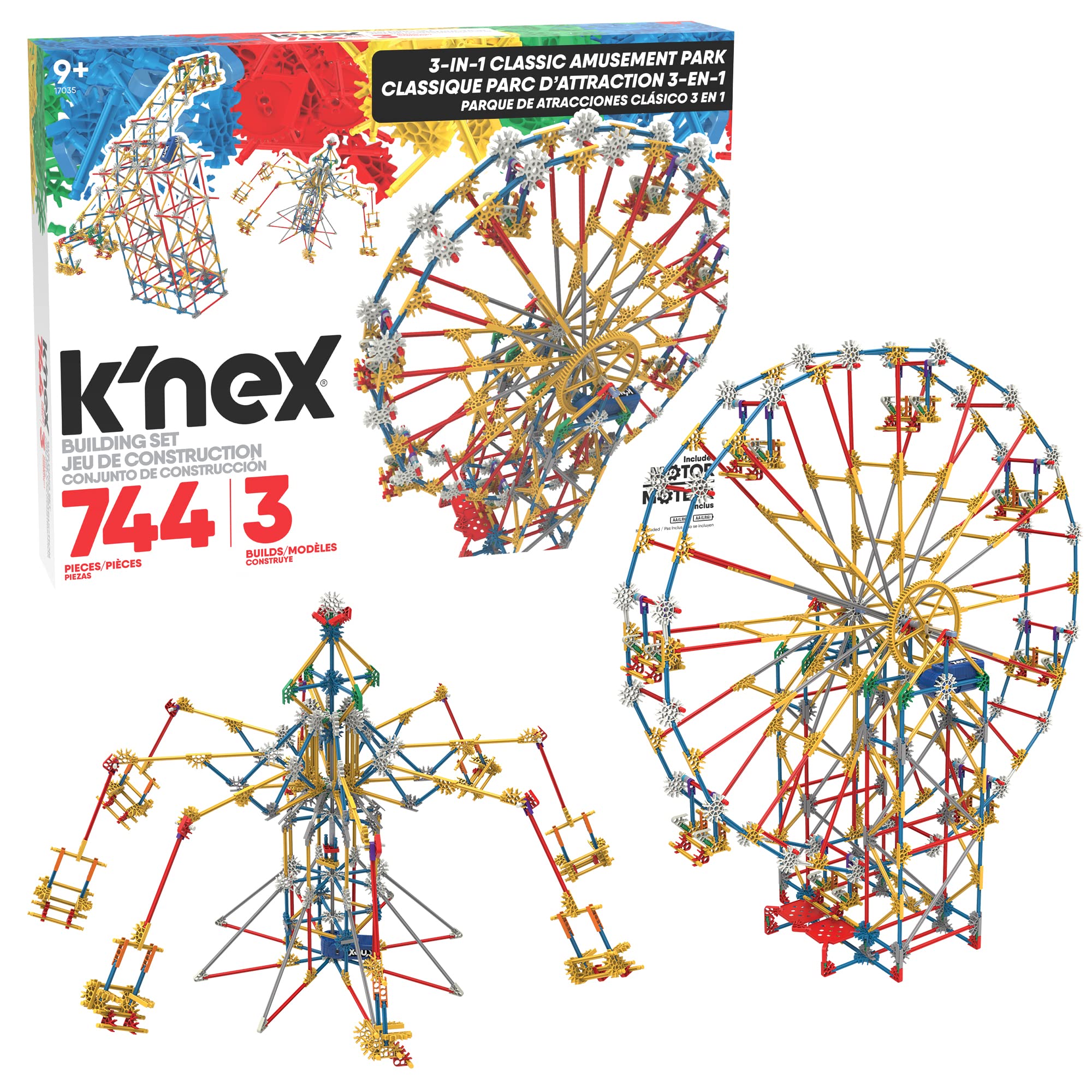 Foto 2 pulgar | Set De Construcción K'nex Education Stem Explorations Parque De Atracciones 3 En 1 - Venta Internacional.
