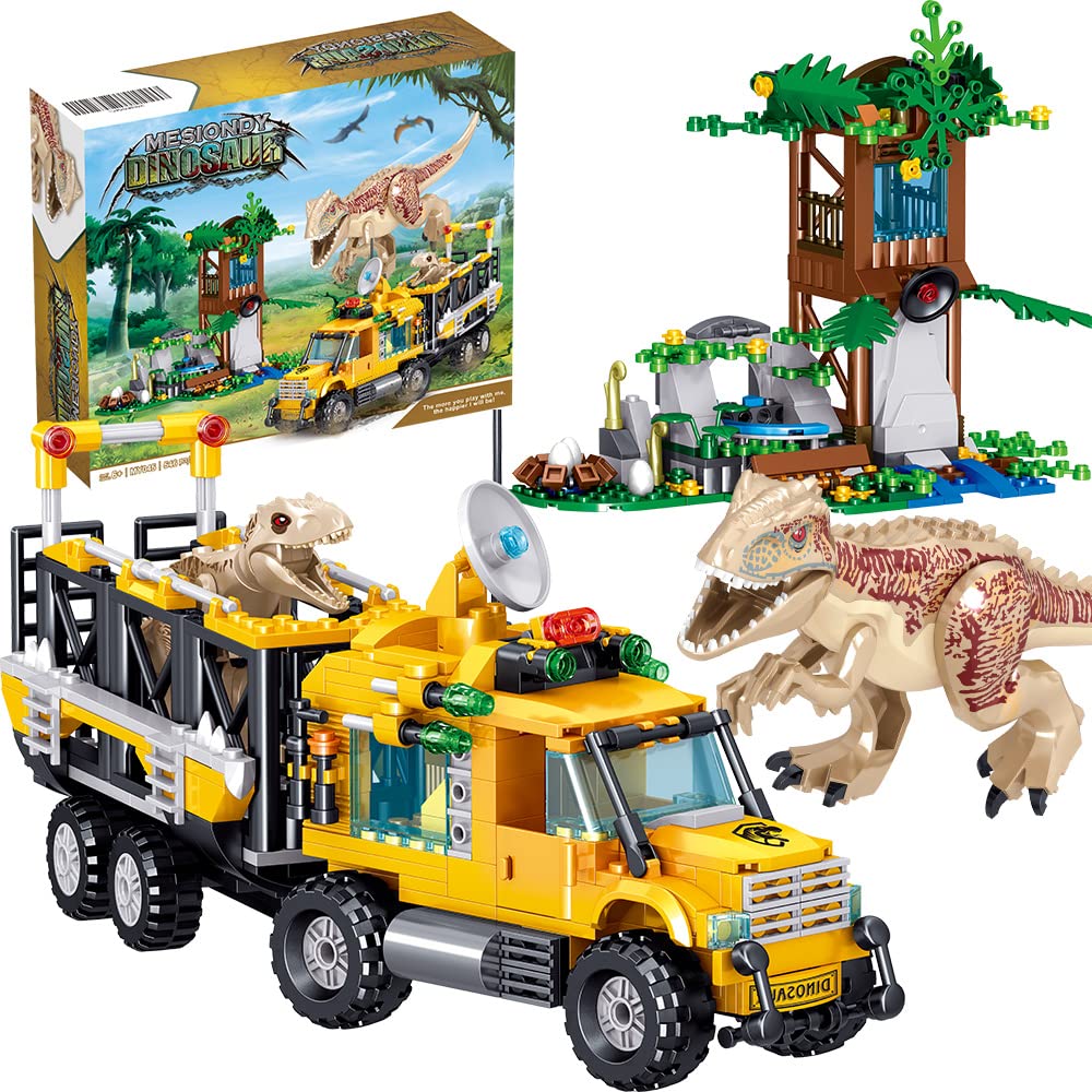 Foto 3 pulgar | Juego De Bloques De Construcción Mesiondy Dinosaur Park, 546 Piezas - Venta Internacional.