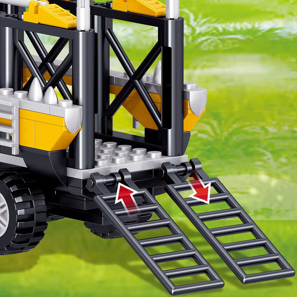 Foto 4 pulgar | Juego De Bloques De Construcción Mesiondy Dinosaur Park, 546 Piezas - Venta Internacional.