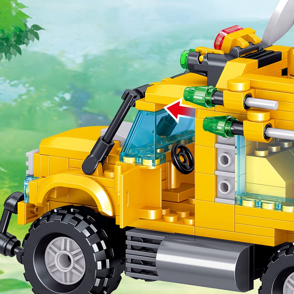 Foto 5 | Juego De Bloques De Construcción Mesiondy Dinosaur Park, 546 Piezas - Venta Internacional.
