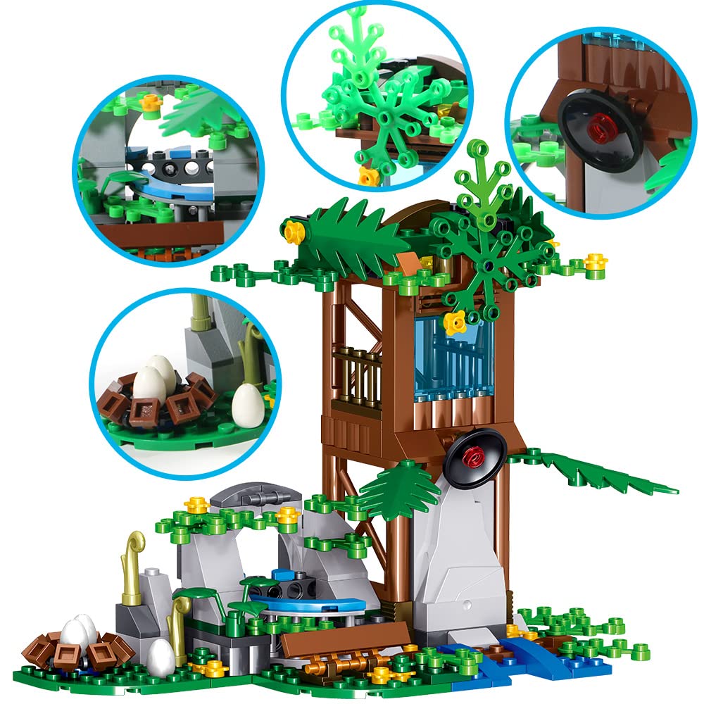 Foto 7 pulgar | Juego De Bloques De Construcción Mesiondy Dinosaur Park, 546 Piezas - Venta Internacional.