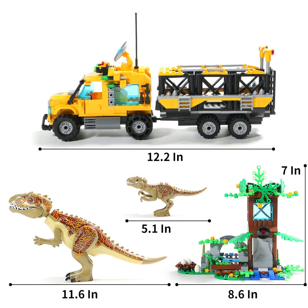 Foto 7 | Juego De Bloques De Construcción Mesiondy Dinosaur Park, 546 Piezas - Venta Internacional.
