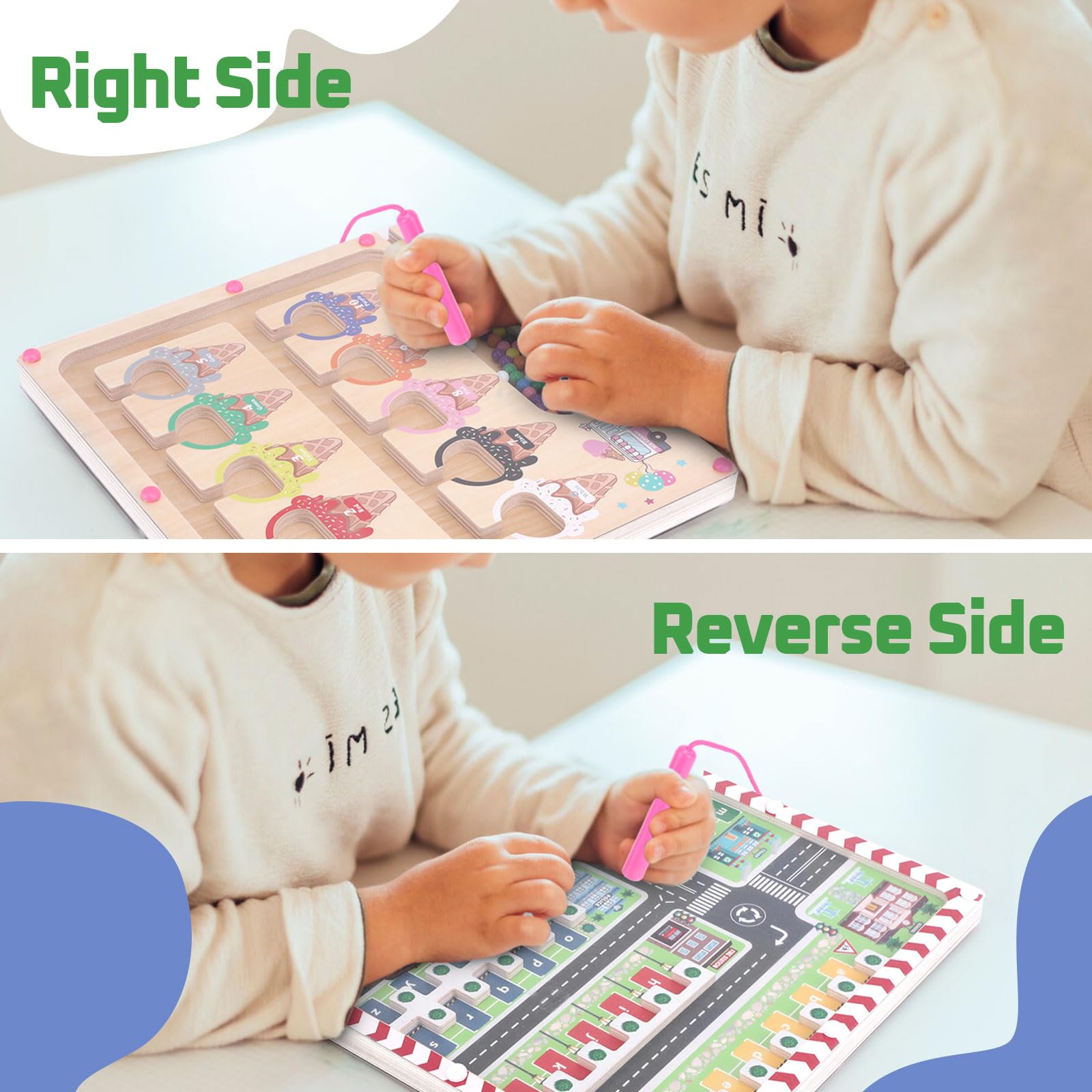Foto 3 | Laberinto Magnético de Colores y Números Syahro para Niños- Venta Internacional