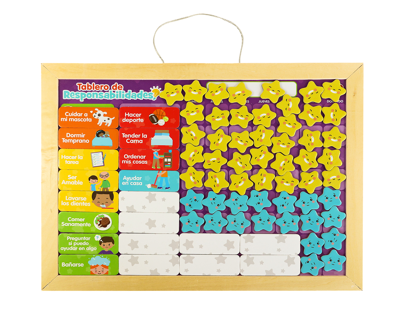Tablero De Responsabilidades Diako Juego Didáctico 2 En 1