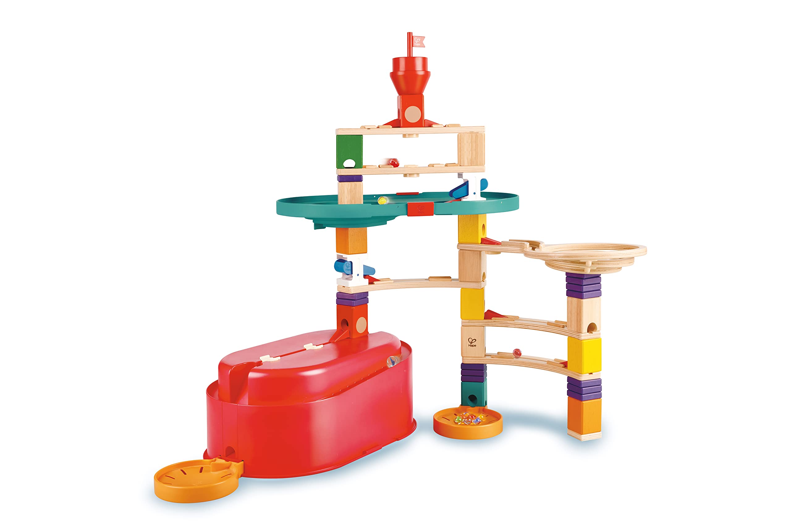 Foto 1 | Set De Construcción Hape Quadrilla Stack Track 90 Piezas +4 Años - Venta Internacional.