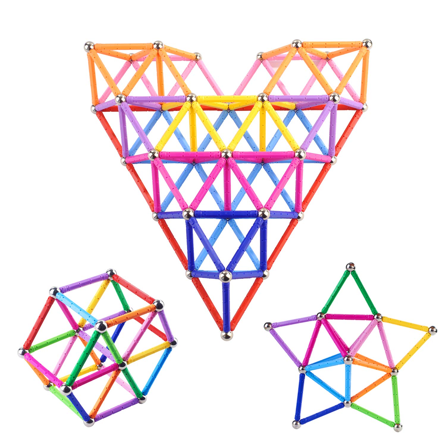 Foto 5 pulgar | Juego De Bloques Magnéticos Para Construir, 310 Unidades, Para Niños Y Adultos - Venta Internacional.