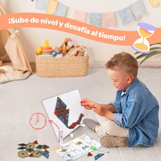Foto 6 | Set De Bloques De Construcción Con Soporte Magnético Mini Minds - Venta Internacional.