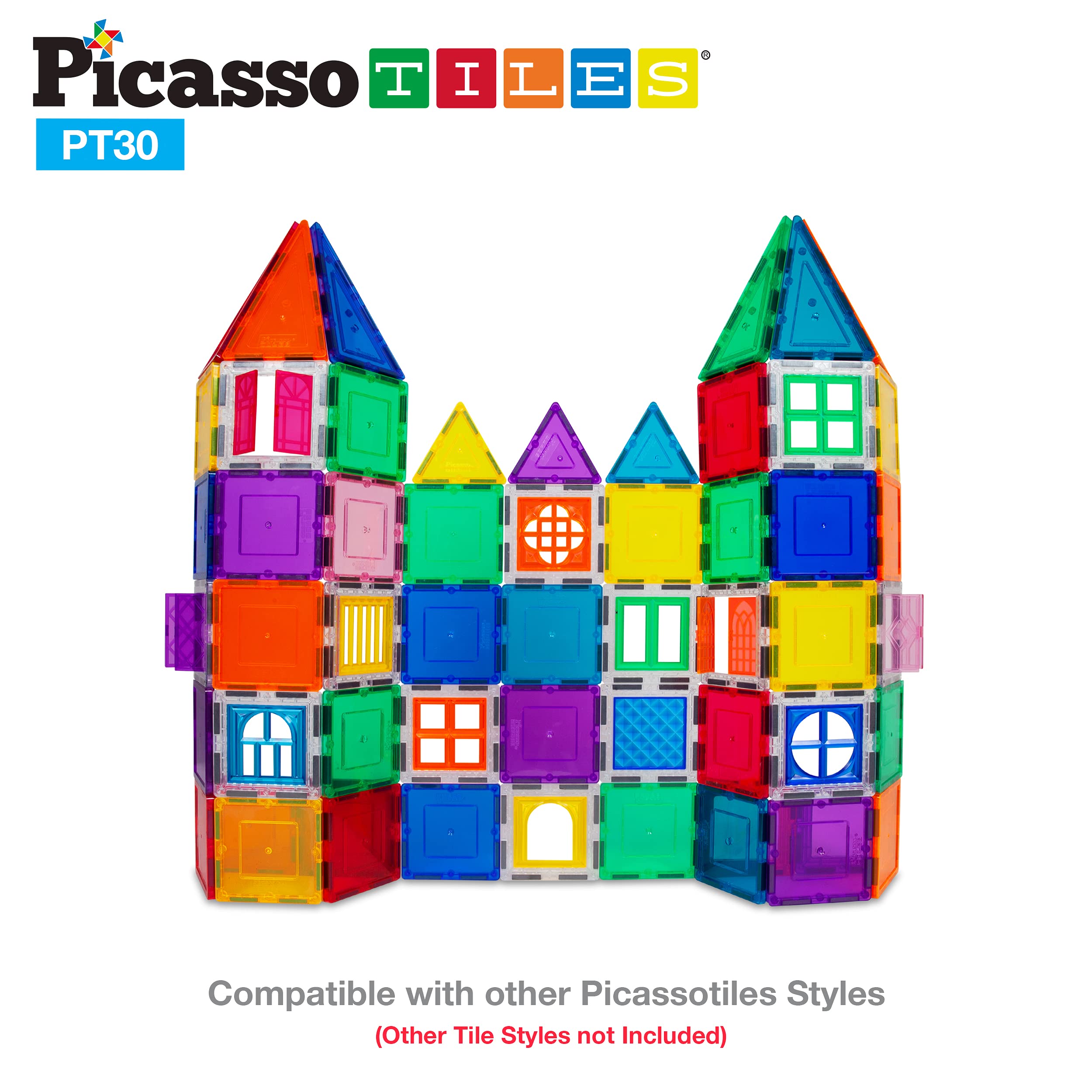 Foto 3 | Bloques Magnéticos Picassotiles Pt30 Para Ventanas Y Puertas, Juego De 30 Piezas - Venta Internacional.