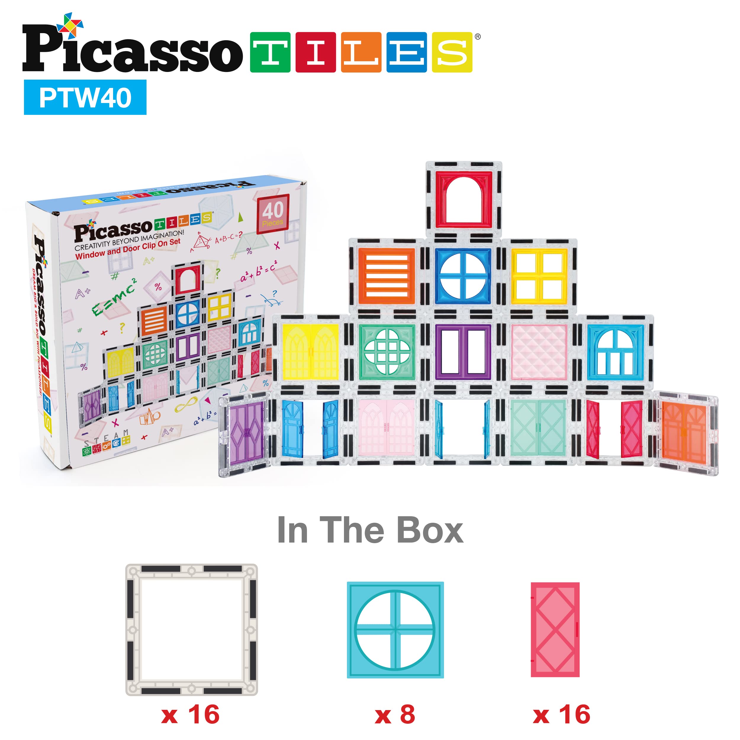 Foto 6 | Set De Expansión Magnético Para Ventanas Y Puertas Con Clip Picassotiles Ptw40 - Venta Internacional.