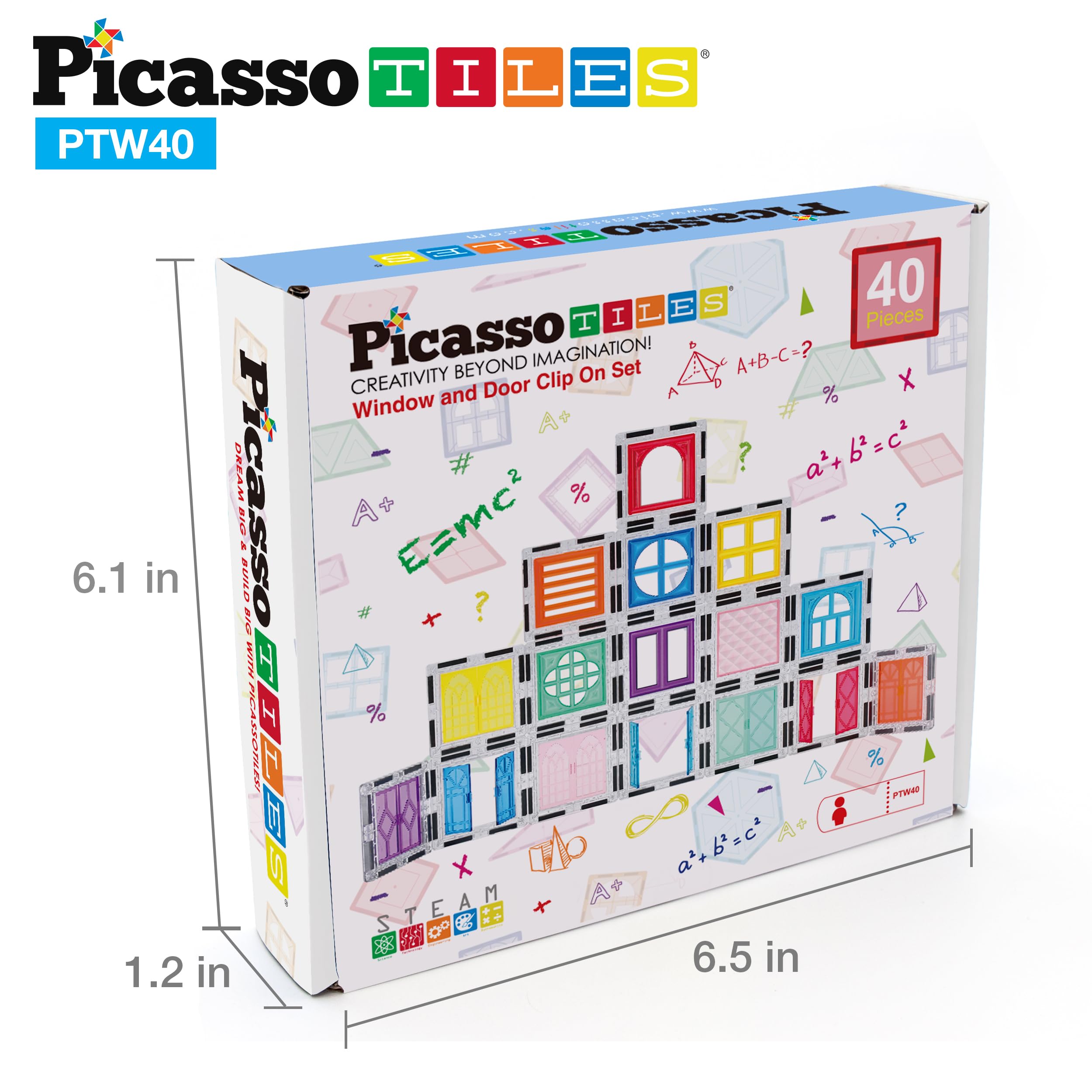 Foto 7 | Set De Expansión Magnético Para Ventanas Y Puertas Con Clip Picassotiles Ptw40 - Venta Internacional.