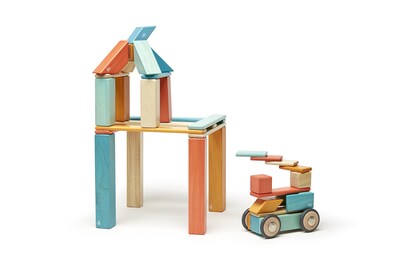Foto 6 | Juego De Bloques Magnéticos De Madera Tegu Sunset 42 Piezas De 1 A 99 Años - Venta Internacional.