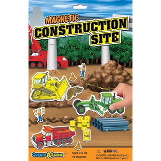 Foto 1 | Magnetic Playset Playmonster Create-a-scene Construction Scene - Venta Internacional.
