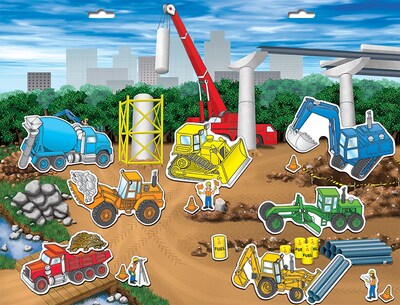 Foto 3 | Magnetic Playset Playmonster Create-a-scene Construction Scene - Venta Internacional.